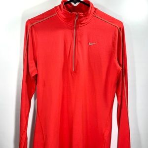Nike 1/2 Zip Dri-Fit Running Top Womens M